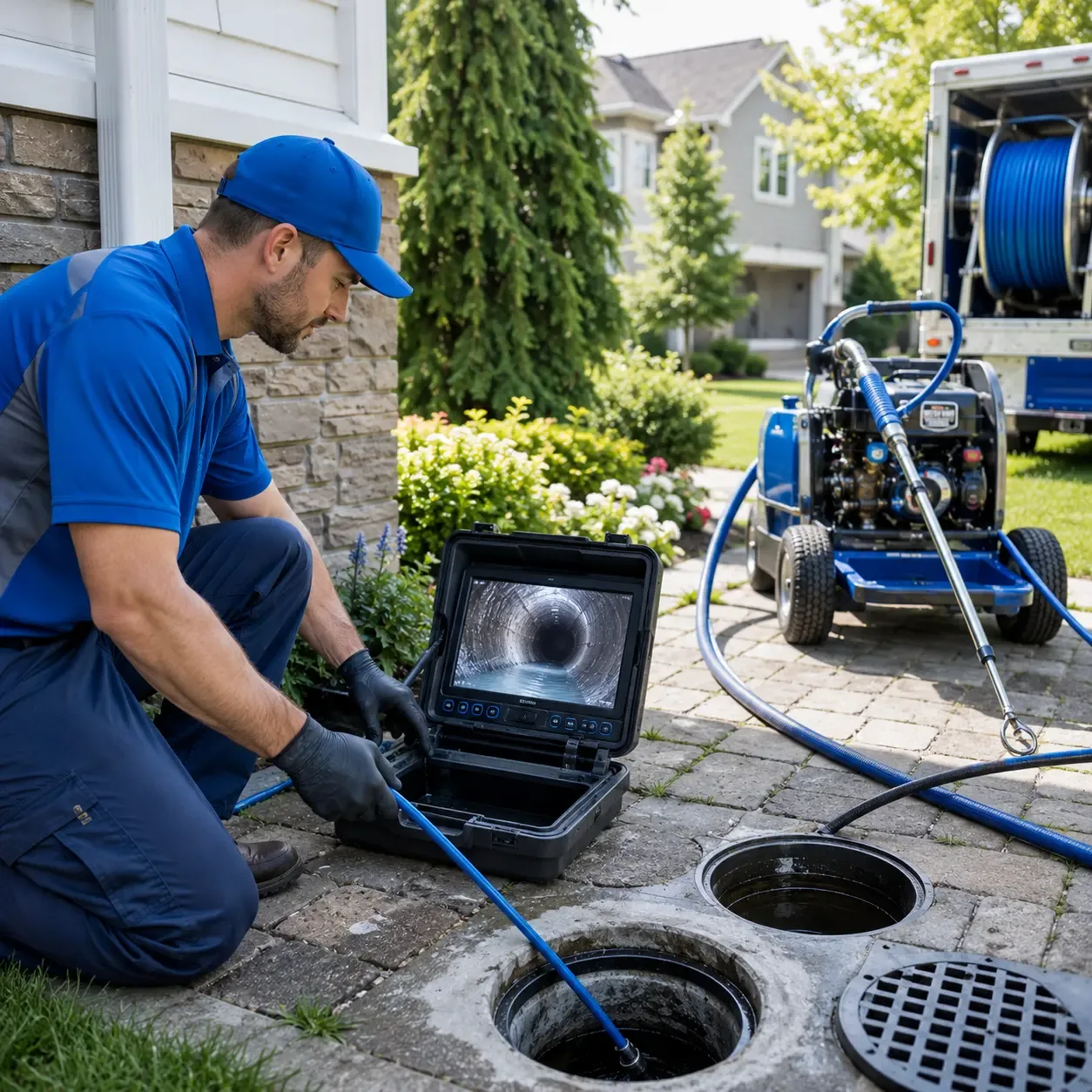 Outdoor drain cleaning professionals serving Vienna, OH